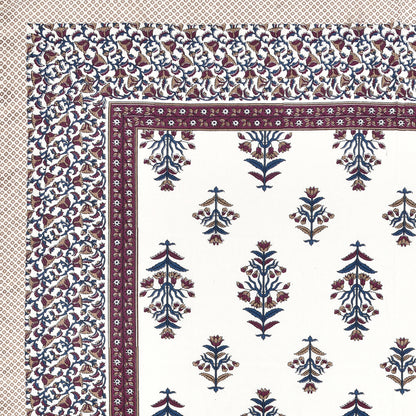 Verdant Charm Single Cotton Bedsheet (60×90 in.)