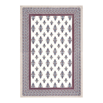 Verdant Charm Single Cotton Bedsheet (60×90 in.)