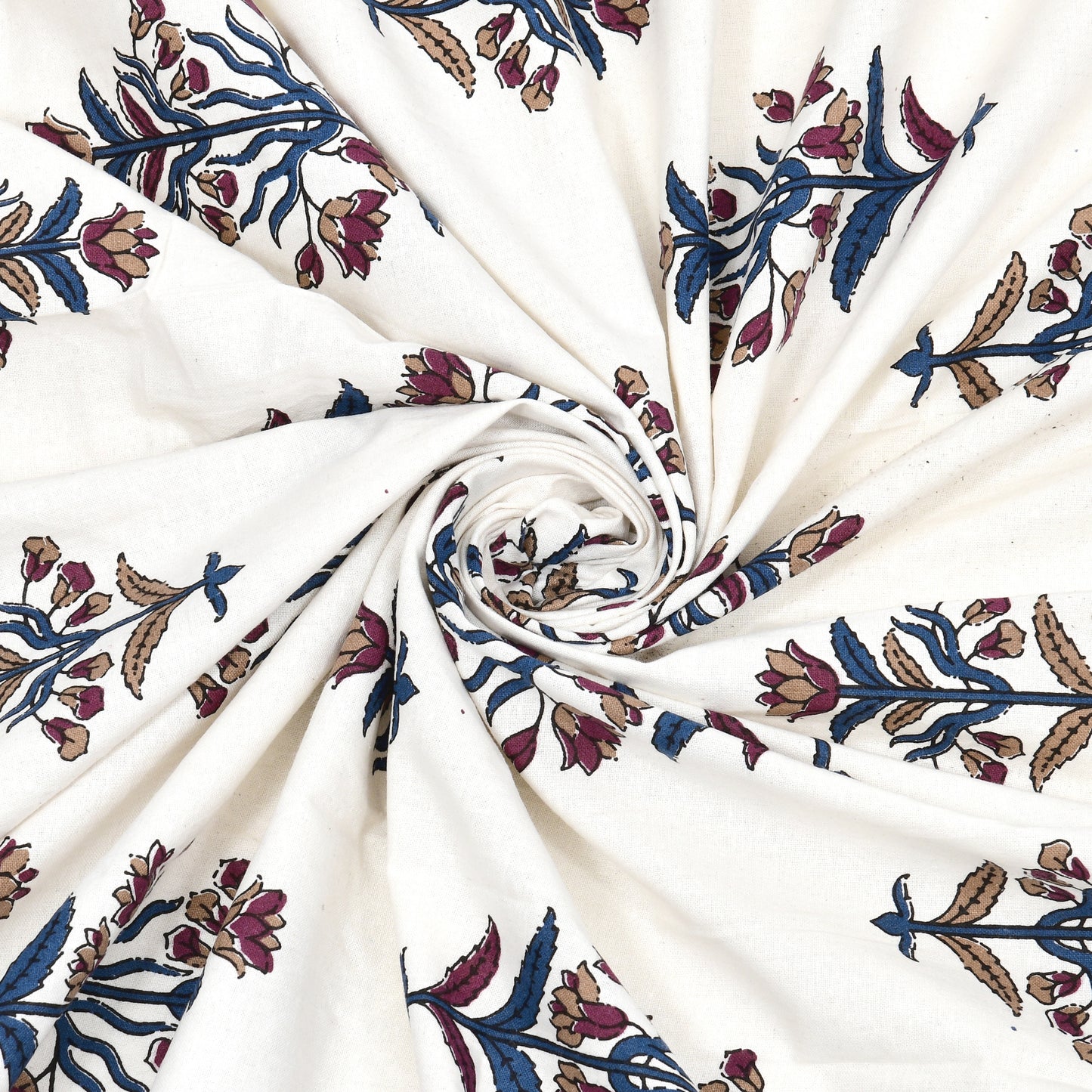 Verdant Charm Single Cotton Bedsheet (60×90 in.)