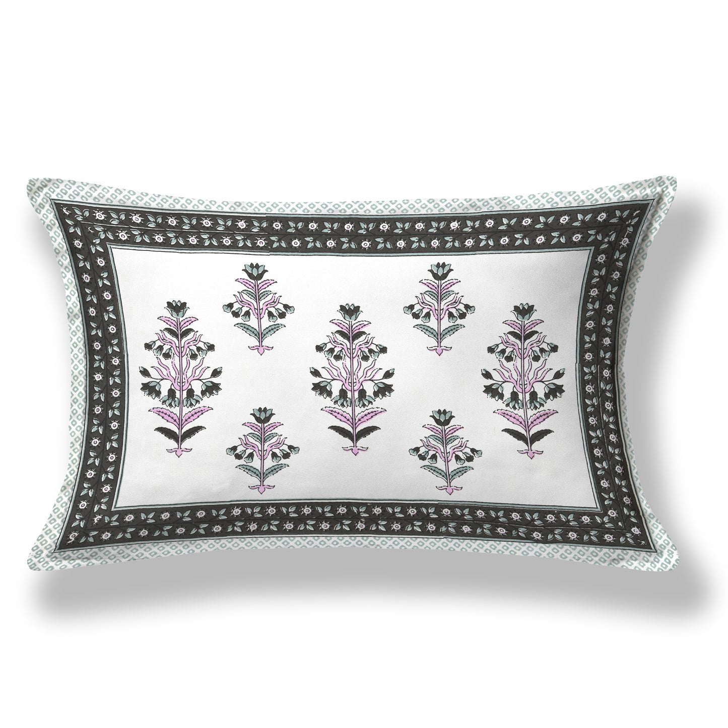 Verdant Charm Single Cotton Bedsheet (60×90 in.)