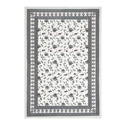 Azure Garden Single Cotton Bedsheet (60×90 in.)