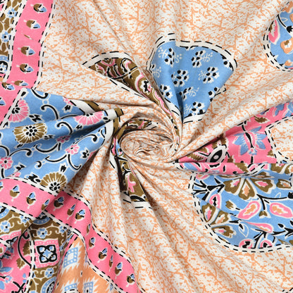 Royal Caravan Single Cotton Bedsheet (60×90 in.)