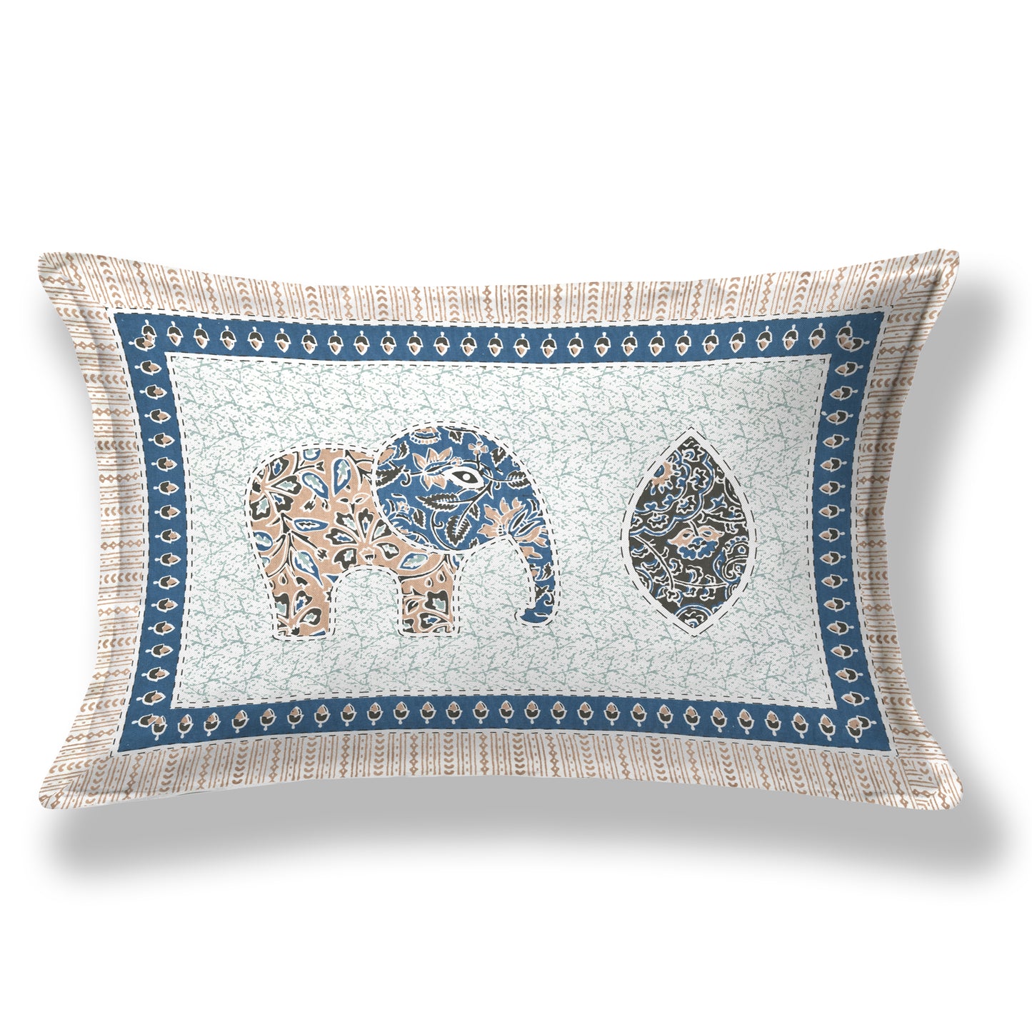 Royal Caravan Single Cotton Bedsheet (60×90 in.)