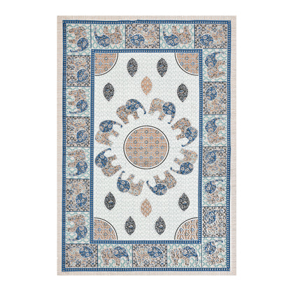 Royal Caravan Single Cotton Bedsheet (60×90 in.)