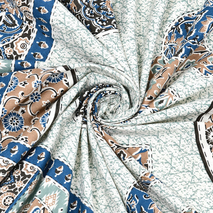 Royal Caravan Single Cotton Bedsheet (60×90 in.)