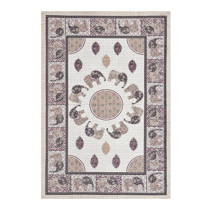 Royal Caravan Single Cotton Bedsheet (60×90 in.)