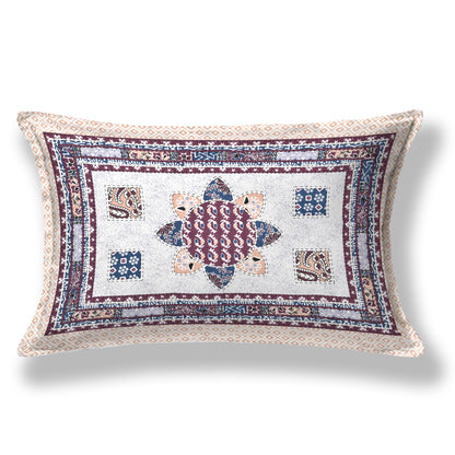 Mandala Muse Single Cotton Bedsheet (60×90 in.)