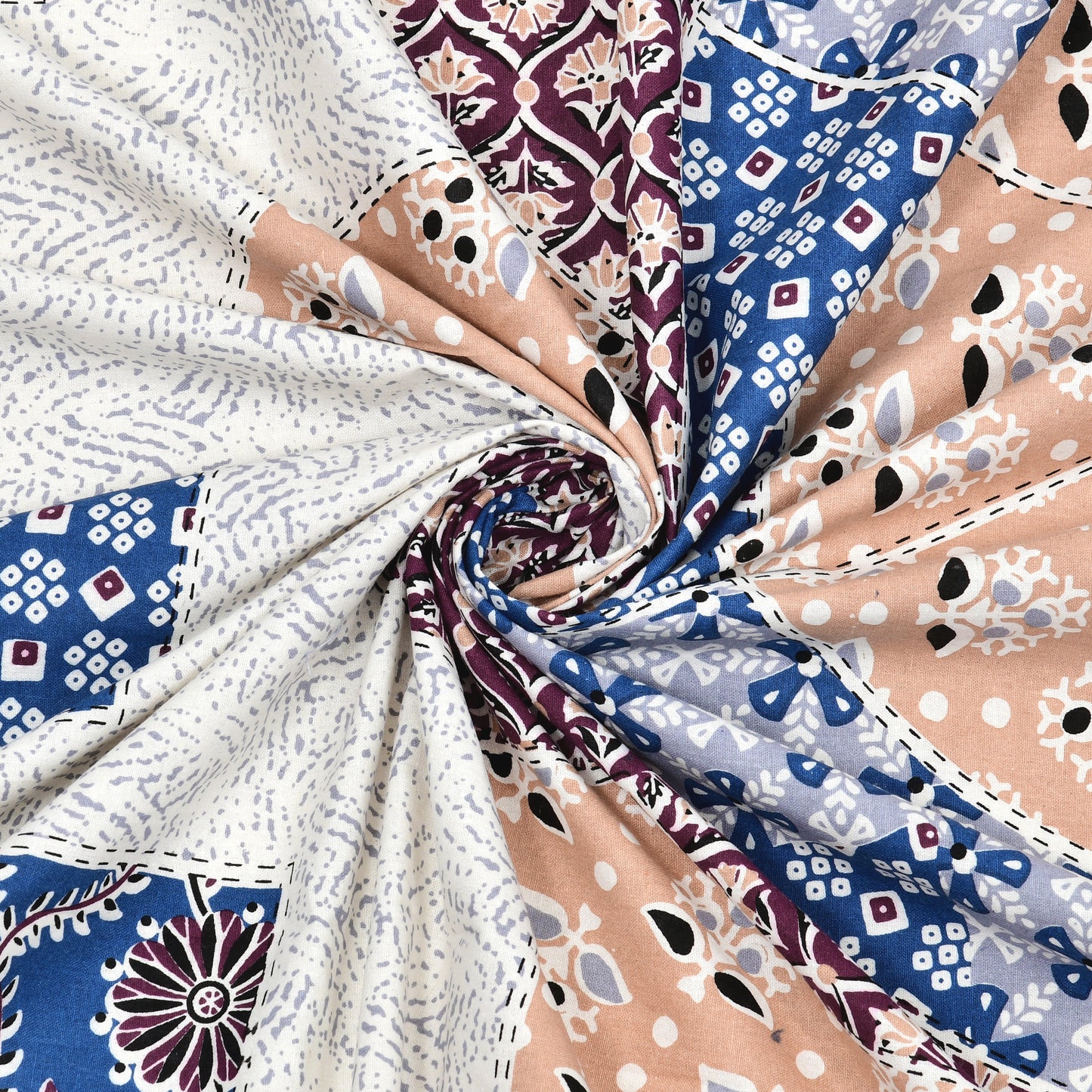 Mandala Muse Single Cotton Bedsheet (60×90 in.)