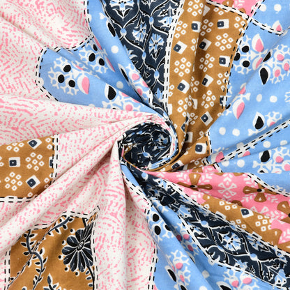 Mandala Muse Single Cotton Bedsheet (60×90 in.)