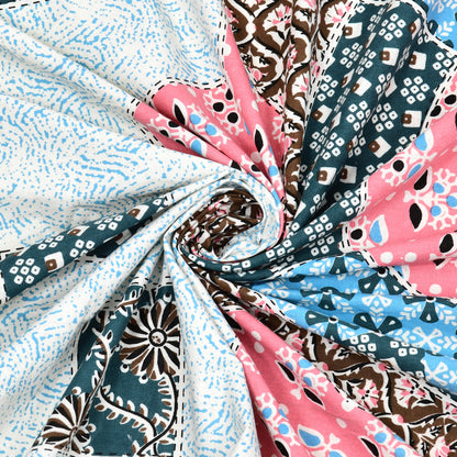 Mandala Muse Single Cotton Bedsheet (60×90 in.)