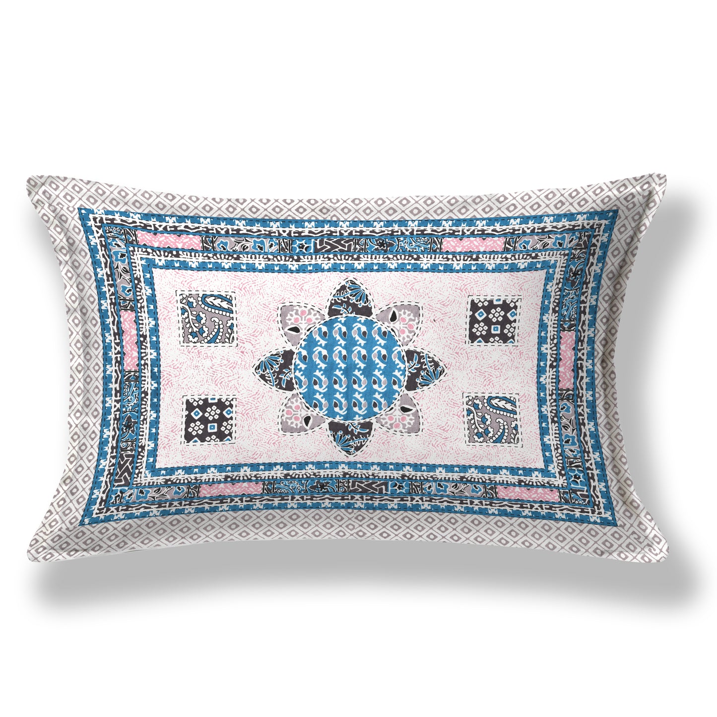 Mandala Muse Single Cotton Bedsheet (60×90 in.)