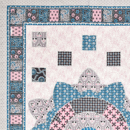 Mandala Muse Single Cotton Bedsheet (60×90 in.)