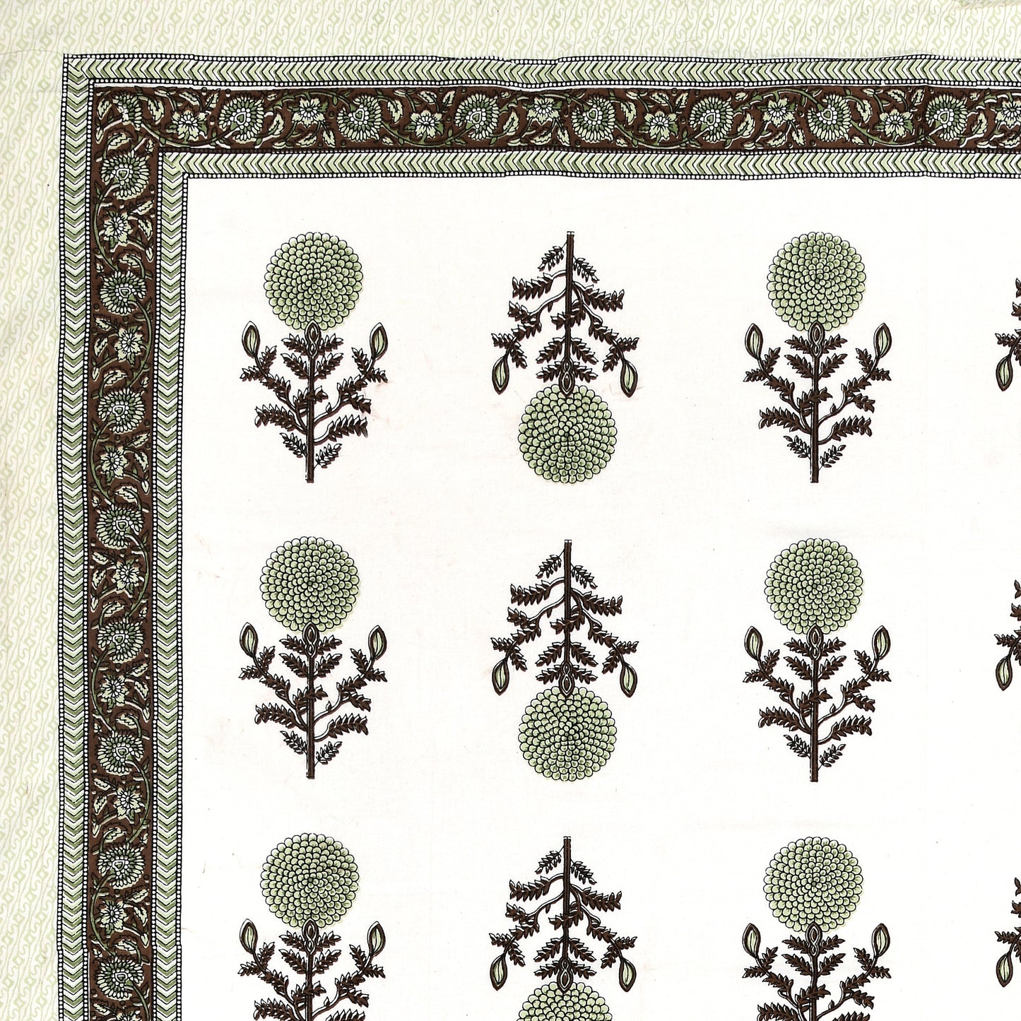 Ivory Grove Single Cotton Bedsheet (60×90 in.)