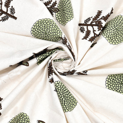 Ivory Grove Single Cotton Bedsheet (60×90 in.)