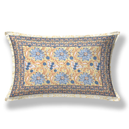 Regal Bloom Single Cotton Bedsheet (60×90 in.)