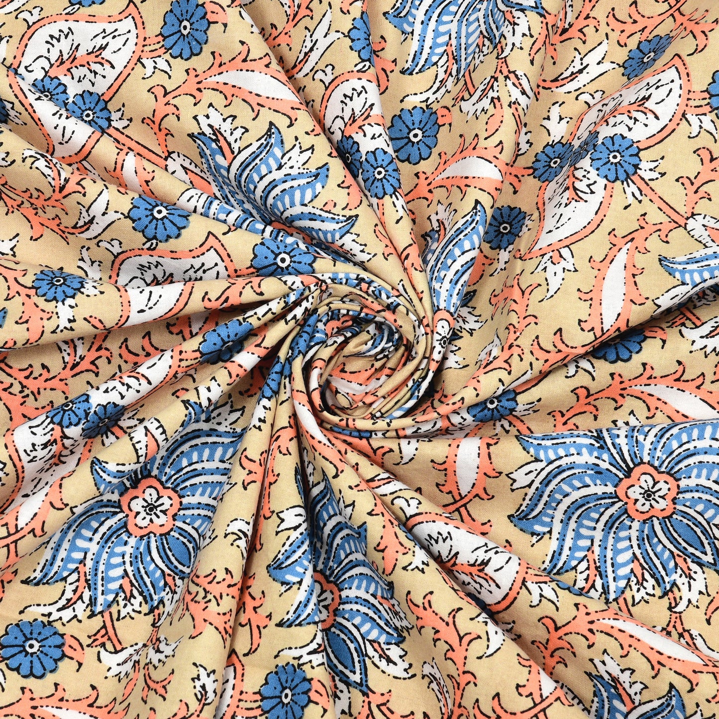 Regal Bloom Single Cotton Bedsheet (60×90 in.)