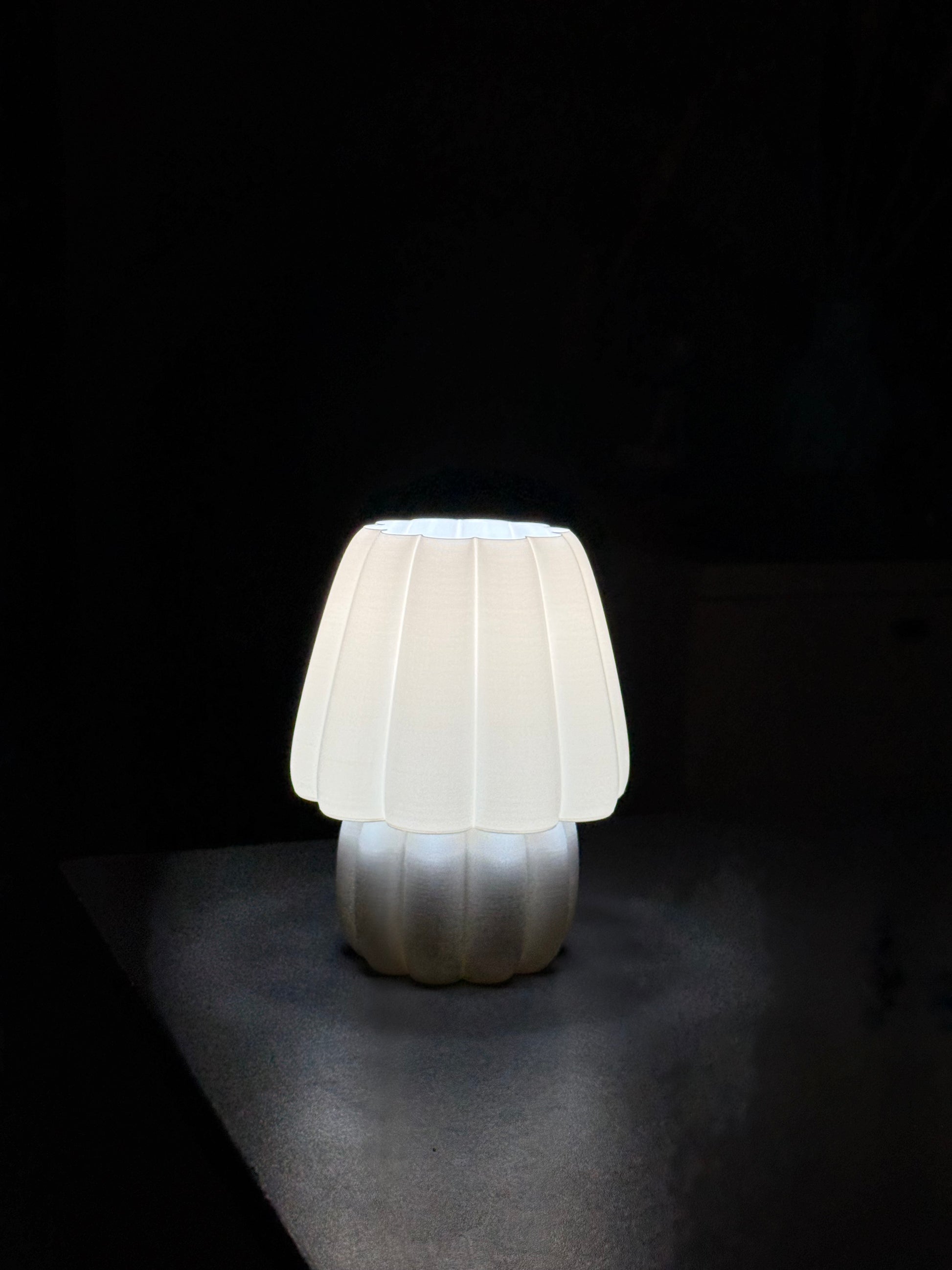 Soft glow night lamp with a sleek design providing gentle illumination for cozy environments