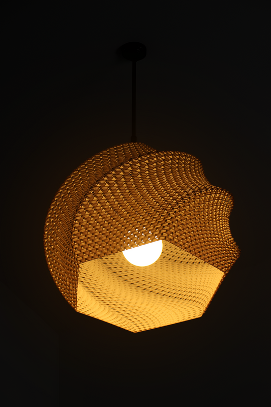 Stylish Highmour textured ceiling light cover with unique wave pattern for modern interiors