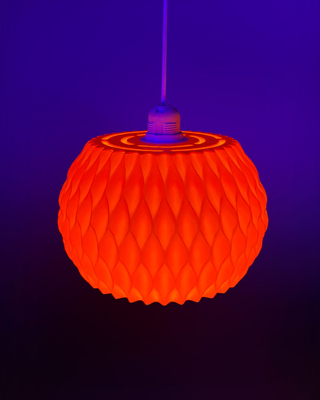 Highmour unique pendant lighting in vibrant orange with a modern design for stylish home decor