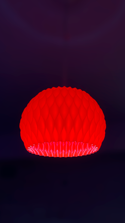 Highmour unique pendant lighting in vibrant red with a modern design for stylish home decor